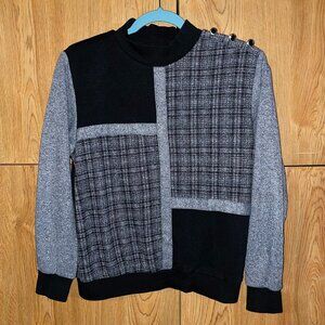 alfred dunner mock neck top